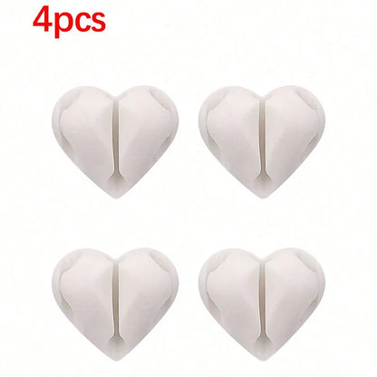 2PCS Heart-Shaped Cable Organizers