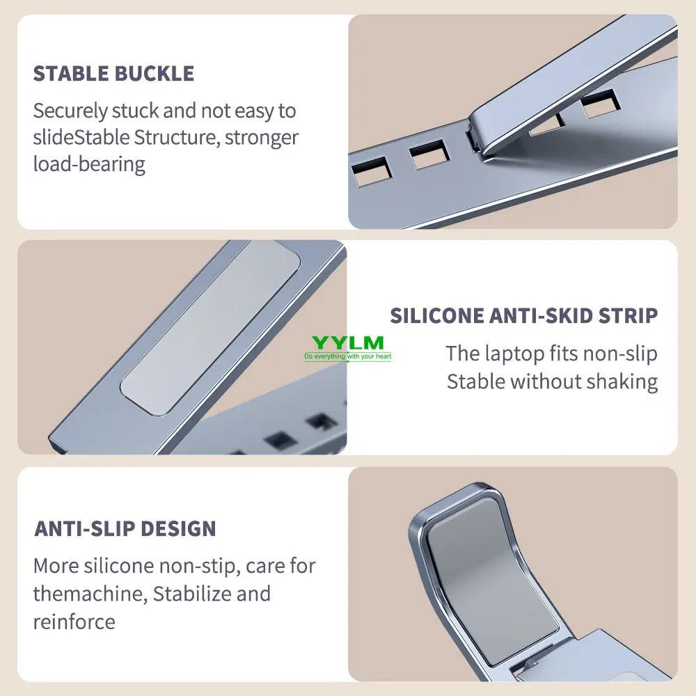 YYLM N8 Adjustable Aluminum Laptop Stand