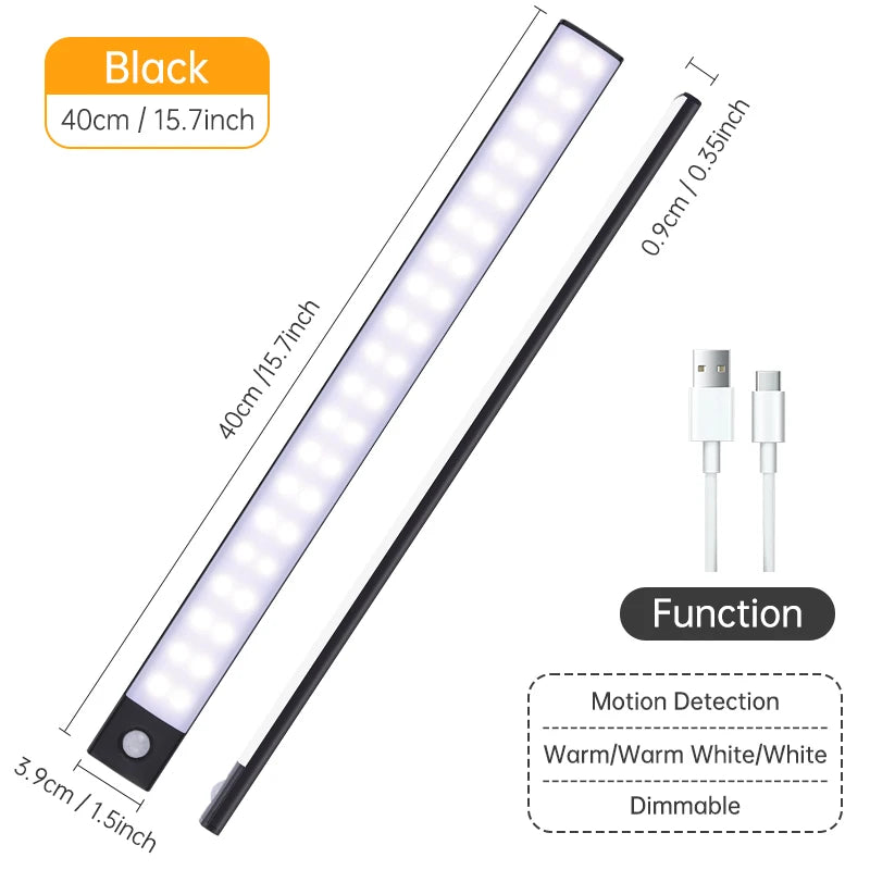 USB Motion Sensor LED Cabinet Light