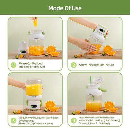 Portable Juicer, 33oz. Vessel, USB-C Rechargeable