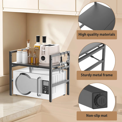 Adjustable 2/3-Tier Kitchen Storage Rack