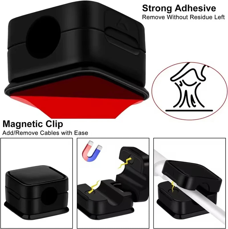Magnetic Cable Clip Organizer