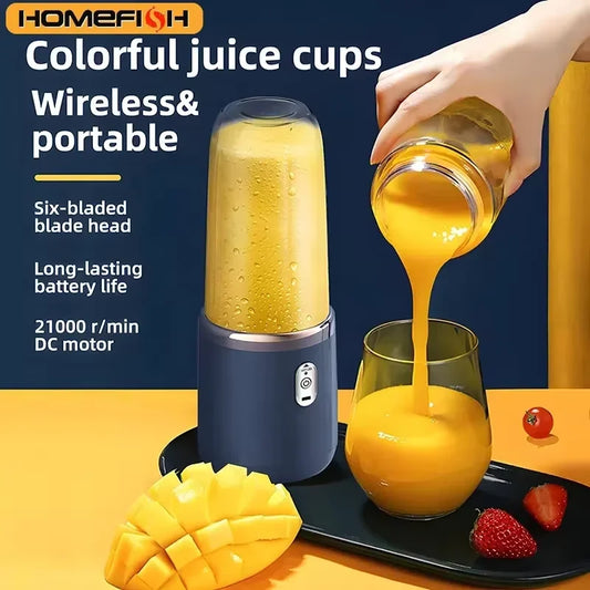 HOMEFISH Portable Rechargeable Juicer Cup