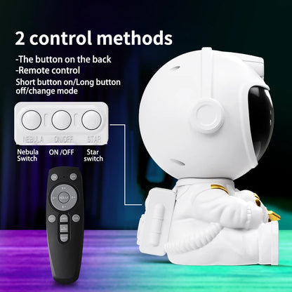 LED Astronaut Starry Sky Projector