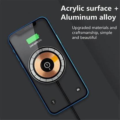 Magnetic Wireless Fast Charger with Type-C Cable