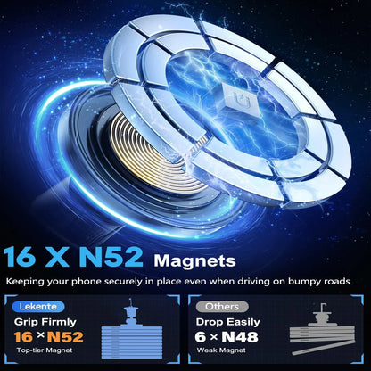 UYUXIO 15W Magnetic Wireless Car Charger