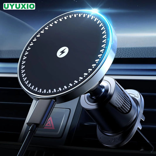 UYUXIO 15W Magnetic Wireless Car Charger