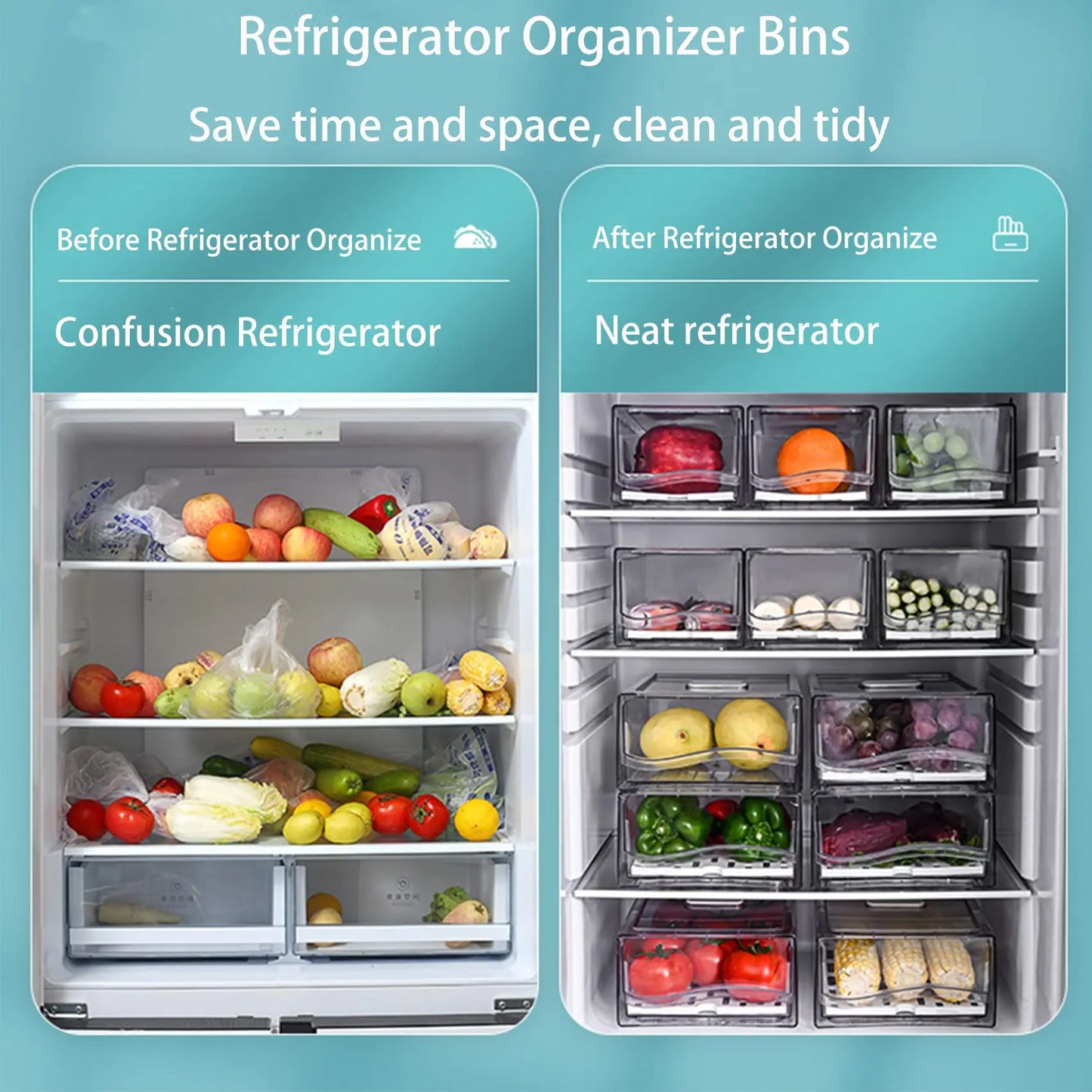 Stackable Fridge Organizer