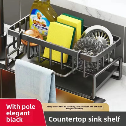 Kitchen Sink Sponge Holder & Organizer