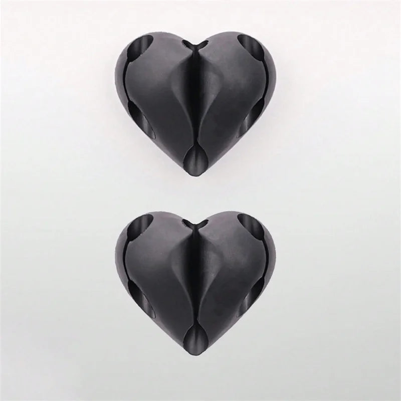 2PCS Heart-Shaped Cable Organizers