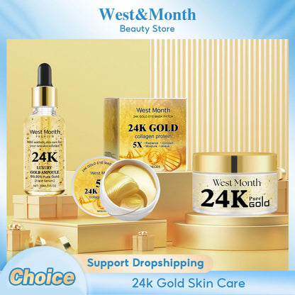 24K Gold Anti-Aging Skincare Set
