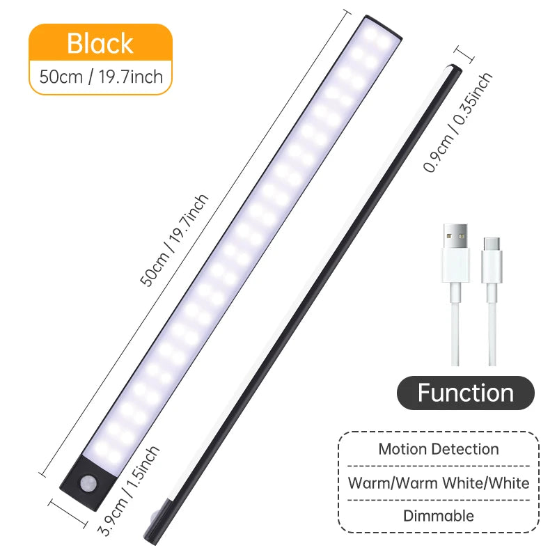 USB Motion Sensor LED Cabinet Light
