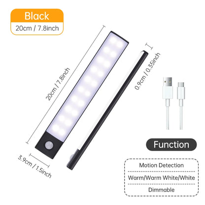 USB Motion Sensor LED Cabinet Light