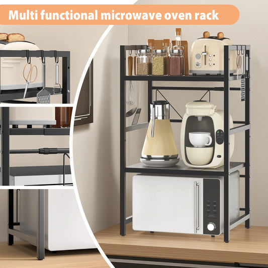 Adjustable 2/3-Tier Kitchen Storage Rack